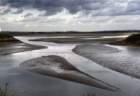 Le Crotoy, bassin de chasse á marée basse.