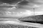 Pointe du Hourdel qui marque l´entrée de la baie de Somme.