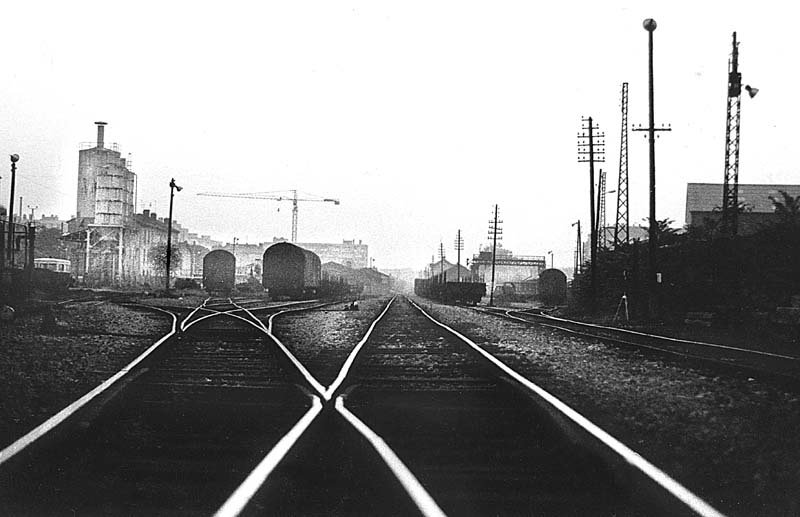 villeurbanne, ancienne voie ferrée de la ligne de l´Est.