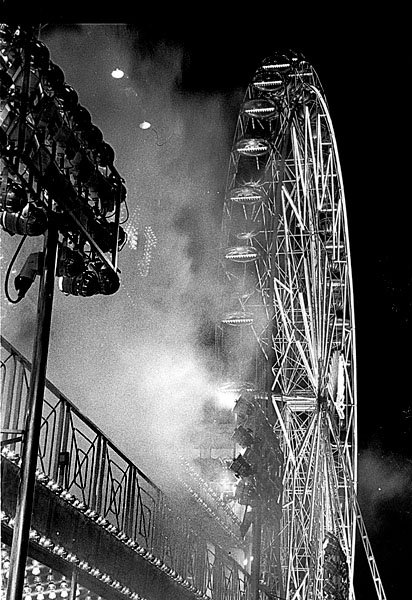 Lyon, vogue de la Croix Rousse, grande roue.